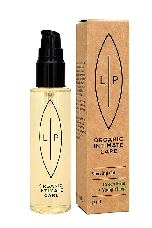 Lip Organic Intimate Care - Shaving Oil, Green Mint + Ylang Ylang