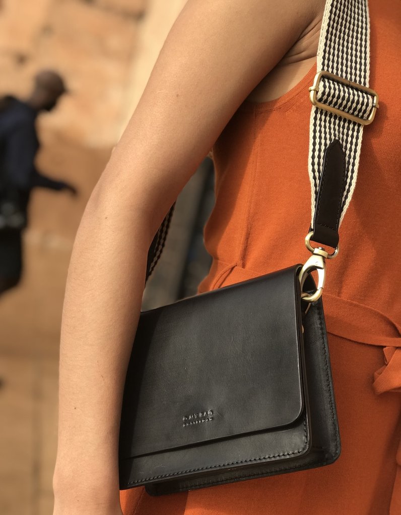 O My Bag - Audrey Mini Bag, Classic Black Leather