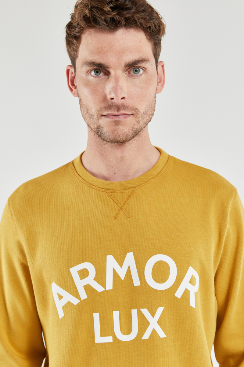 Armor-Lux – Sweatshirt Héritage, Beehive Yellow