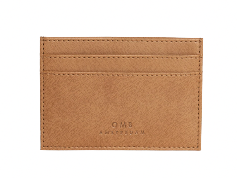 O My Bag - Mark's Cardcase, Vegan Apple Leather, Cognac
