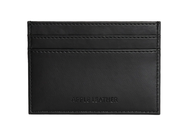O My Bag - Mark's Cardcase, Vegan Apple Leather, Black