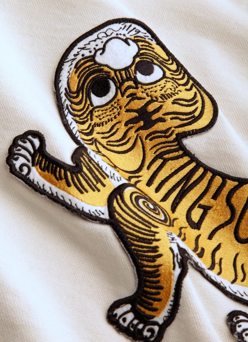 Kings of Indigo - Stephen Sweatshirt, Off-White Tiger Badge