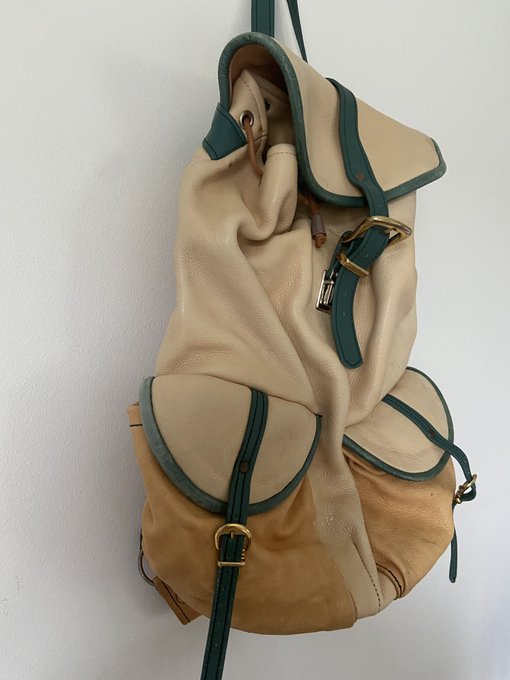 Ecosphere Vintage - Retro Leather Backpack