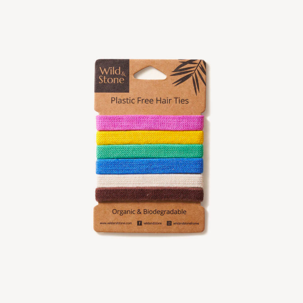Wild & Stone - Plastic Free Hair Ties, Multi Colour