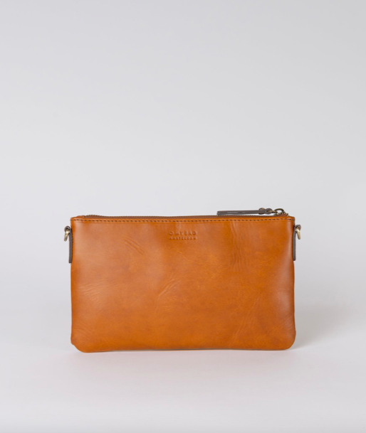 O My Bag - Lexi Bag, Cognac Woven Classic Leather