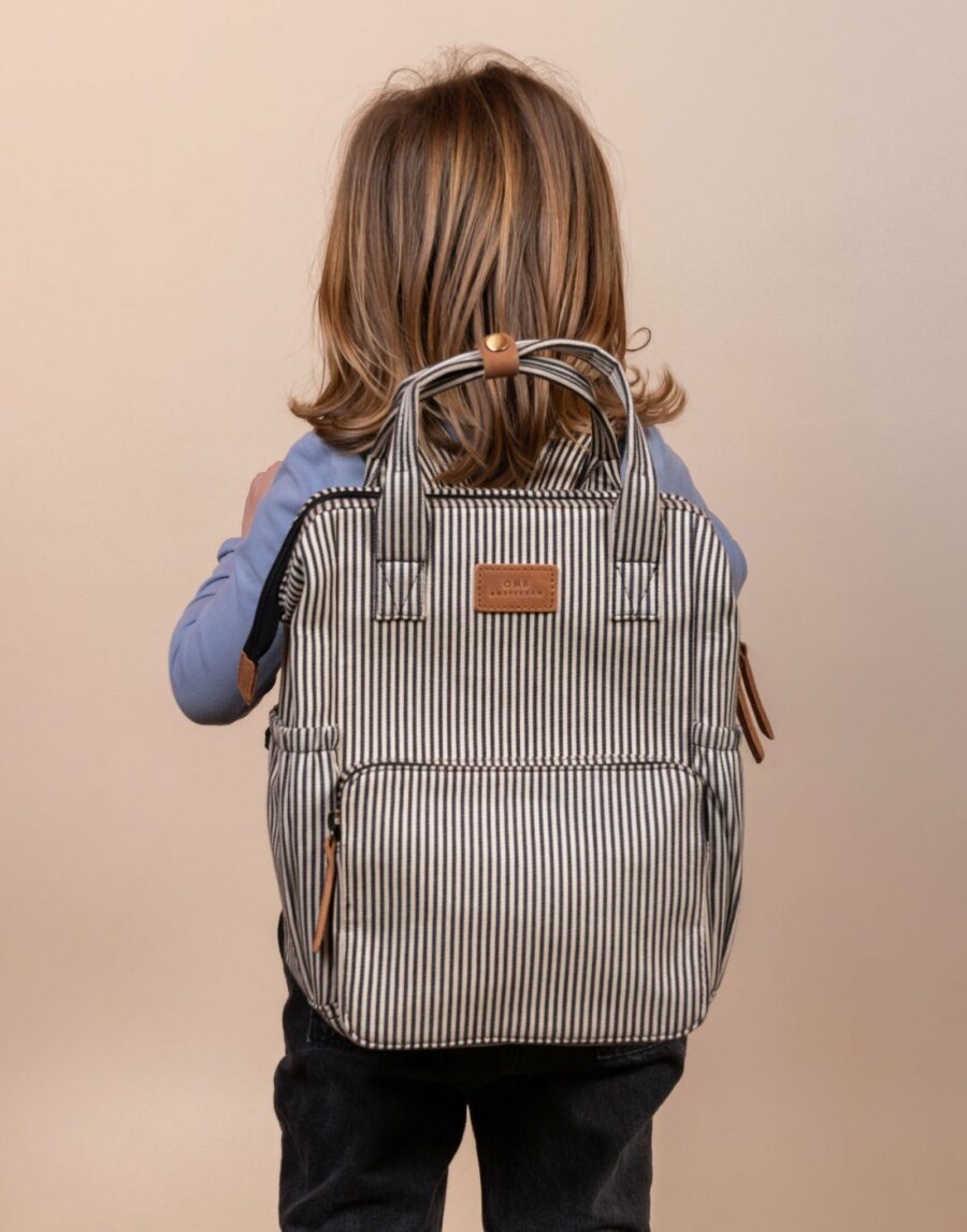 O My Bag - Billie Striped Junior Backpack