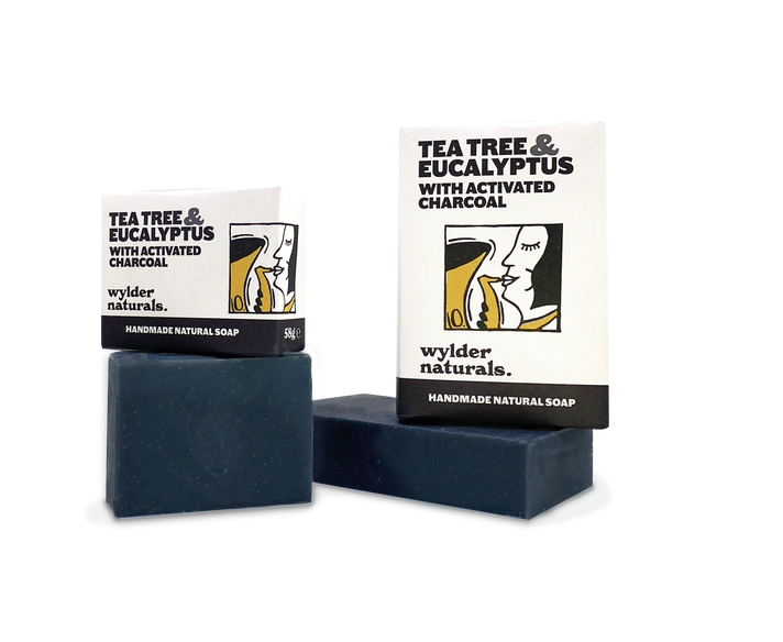 Wylder Naturals - Tea Tree & Eukalyptus with Activated Charcoal Bar Soap