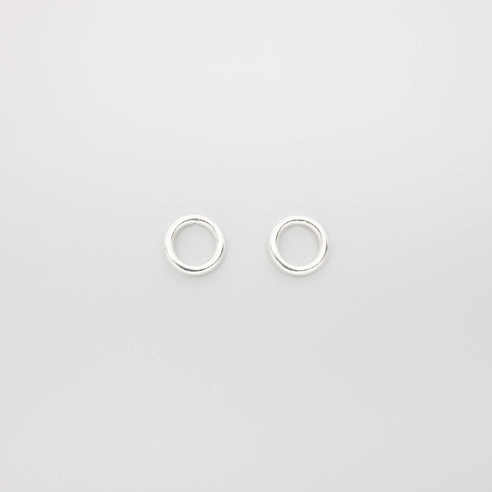 Fejn Jewelry - Shiny Circle Stud, Silver
