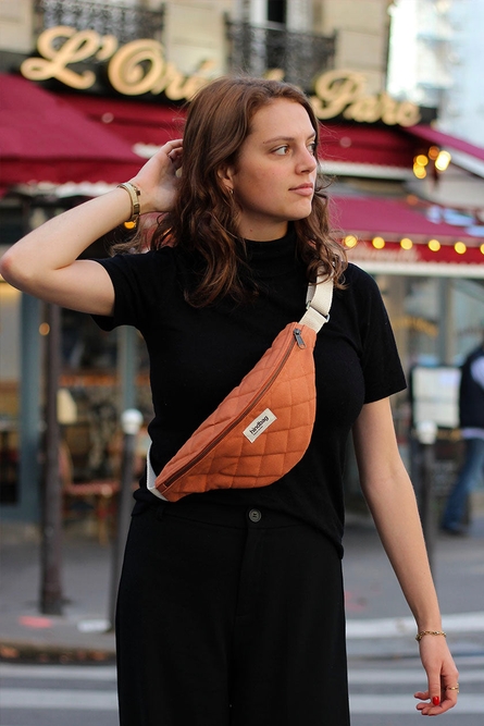 Hindbag - Olivia Quilted Waist Bag, Sienna