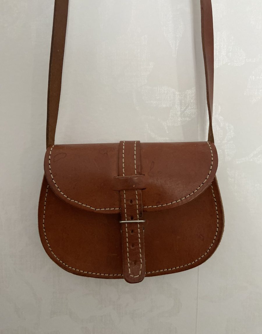 Ecosphere Vintage - Small Brown Leather Bag